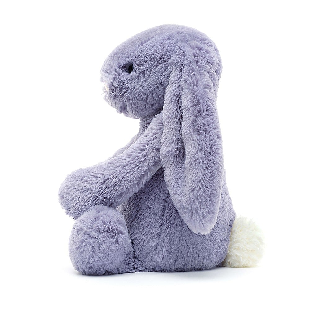 A side view of Jellycat Bashful Viola Bunny.