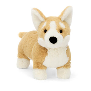 Children's soft toy from Jellycat in the image of a Corgi called Betty.
