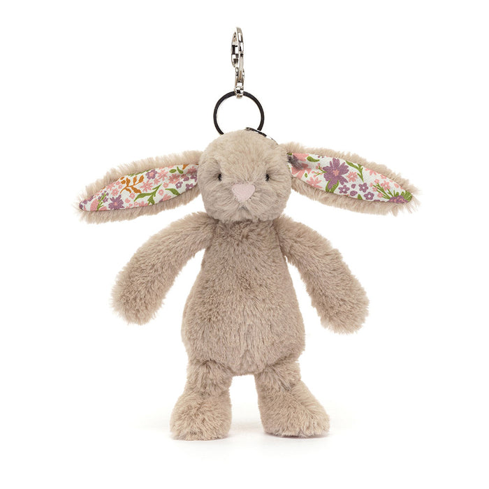 Jellycat Blossom Beige Bunny 'Petal' Bag Charm