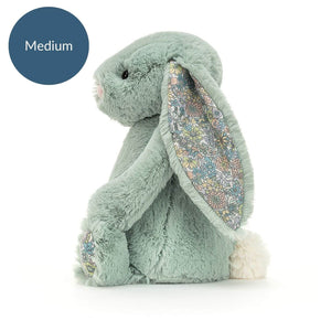 Hoppy ears & fluffy tail! Jellycat Blossom Sage Bunny invites springtime cuddles with its scrumptious softness. 