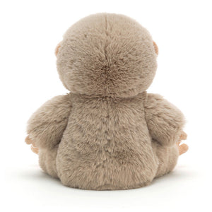 Back View:  Bring home a legendary friend with Jellycat Bo Bigfoot! This plush features super-soft mocha fur.