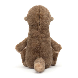 Back View: :  Jellycat Brooke Otter swimming into your heart!  This whimsical otter features luxuriously soft fur, a long tail, and is ready for adventures big and small.