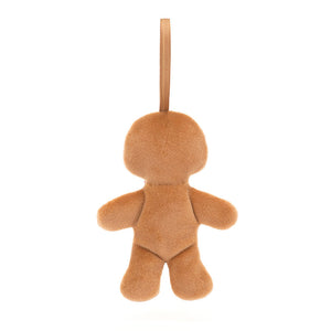 Cuddly Jellycat Gingerbread Fred (back view)