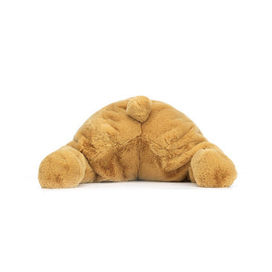 Back: The back of the Jellycat Harvey Bear reveals his gloriously soft golden-brown fur, a cute little bear rump, and the details of his oversized, weighted paws – perfect for ultimate cuddling comfort.