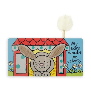 Inside the If I were a Bunny Book from Jellycat. Showing the images and words that are ideal for younger kids. 