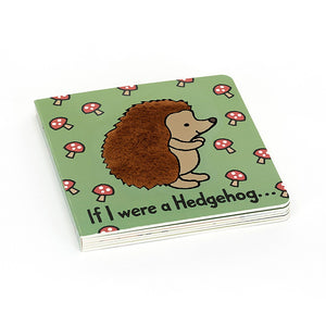   A story with a spiky surprise! The Jellycat If I Were A Hedgehog Book (15cm x 15cm) features a story that lets kids imagine being a hedgehog, with feely panels for little hands.
