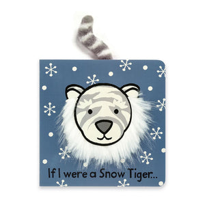 Cover: A board book cover featuring a playful snow tiger against a snowy winter backdrop.