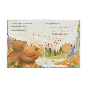 Open View:  A charming rhyming book by Jellycat featuring Bartholomew Bear on an adventurous journey. Perfect for bedtime stories!