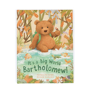 Straight On View: Join Bartholomew Bear on his adventure! The book has a tactile cover, and colourful illustrations of Bartholomew and friends. Perfect for curious minds!