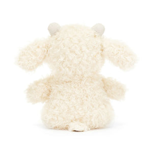 A rear view of Jellycat Little Goat