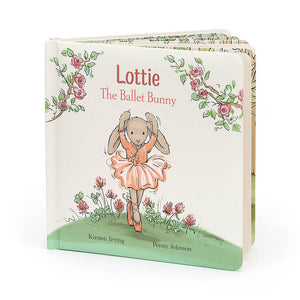 Half Open: Dive into the world of dance with "Lottie the Ballet Bunny Book!" This hardcover book features captivating illustrations and heartwarming rhymes about a dedicated bunny ballerina.