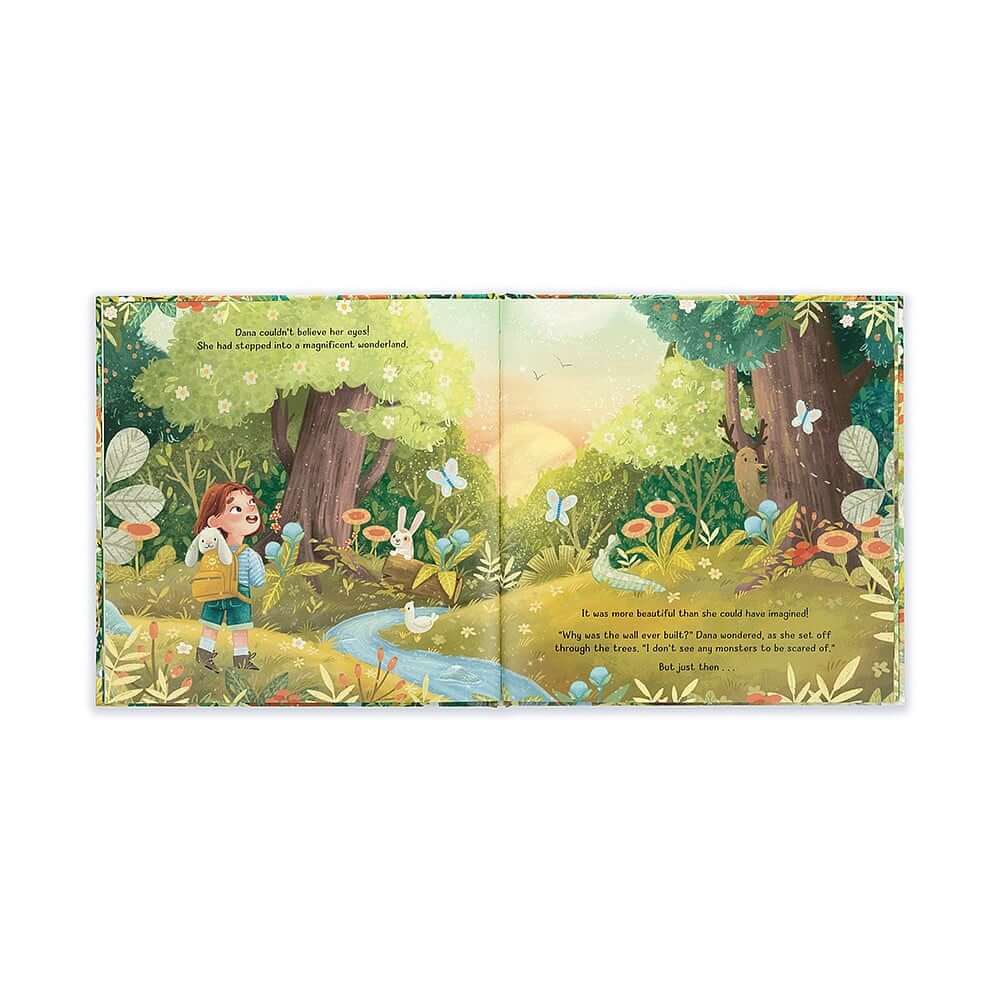 Peek inside Archie My Dinosaur Friend! Beautiful artwork brings the story to life as Dana ventures beyond the wall & meets a surprise friend. Encourage uniqueness & imagination.