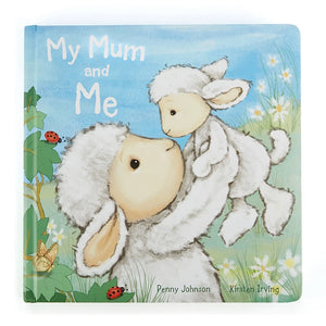 Straight On:  Storytime for two! The Jellycat My Mum and Me Book boasts a colorful cover and opens flat for easy reading, perfect for cuddling with mum.