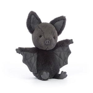 Ready for Nighttime Fun! Jellycat Ooky Bat with Scalloped Suedette Wings.