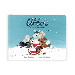 Straight View: Christmas Fun with Otto! "Otto's Snowy Christmas" Hardcover Book Featuring a Sausage Dog & Winter Adventures. 