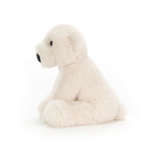 A side view of Jellycat Perry Polar Bear .