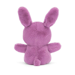 Behind View:  Don't miss the sweetness! Jellycat Sweetsicle Bunny has a super soft purple coat, big floppy ears, and a cute little tail. 