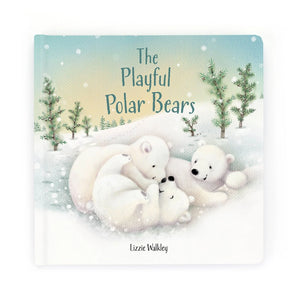 Playtime for polar bears! The Jellycat Playful Polar Bears Book (21cm x 21cm) features a rhyming story about 3 friends searching for a place to play, with beautiful illustrations.