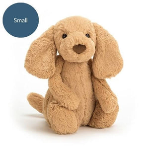 Pocketful of sunshine! The tiniest Jellycat Toffee Puppy brings golden cuddles. Shop now & melt hearts! 