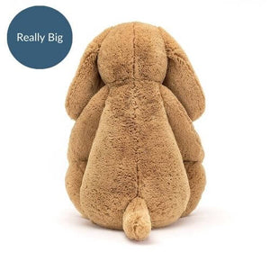Wagging tail & playful spirit - Supersized! Jellycat's Really Big Toffee Puppy steals hearts.