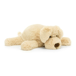 Golden pup ready for adventure! Jellycat's Wanderlust Puppy boasts floppy ears, wagging tail, & soft fur. Fetch some love!