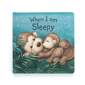 Sleepy monkey seeks his bed! The Jellycat When I Am Sleepy Book (21cm x 21cm) features a rhyming story & charming illustrations about a baby monkey's bedtime journey.