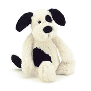 Jellycat Black & White Bashful Puppy 