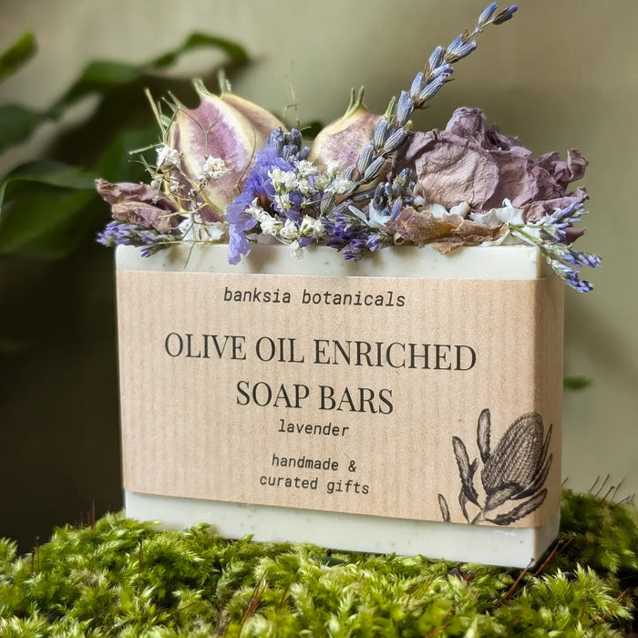 Lavender Dried Flower Olive Oil Soap