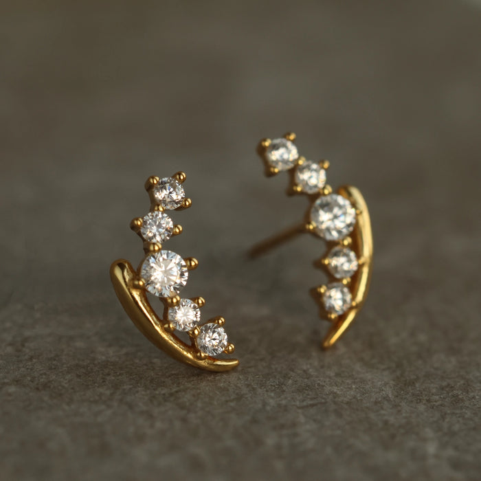 Lily Of The Valley Stud Earrings