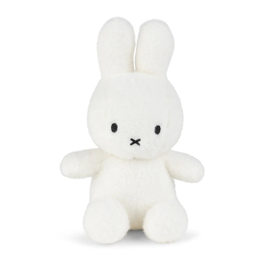 Miffy Cotton Candy cream recycled plush front view on white background