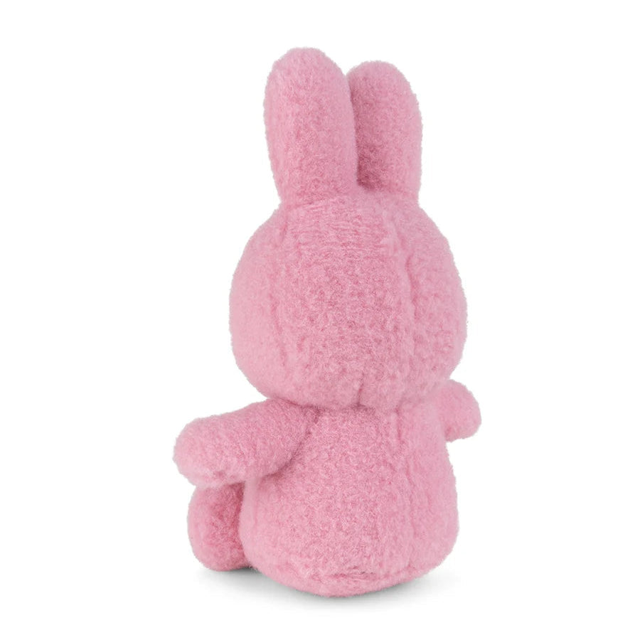 Miffy Cotton Candy rose pink plush back view on white background