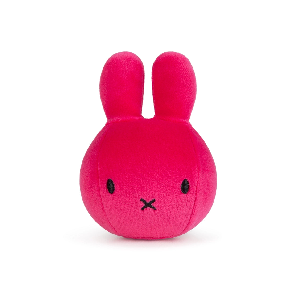 Fuchsia Miffy squishie stress ball front view on white background