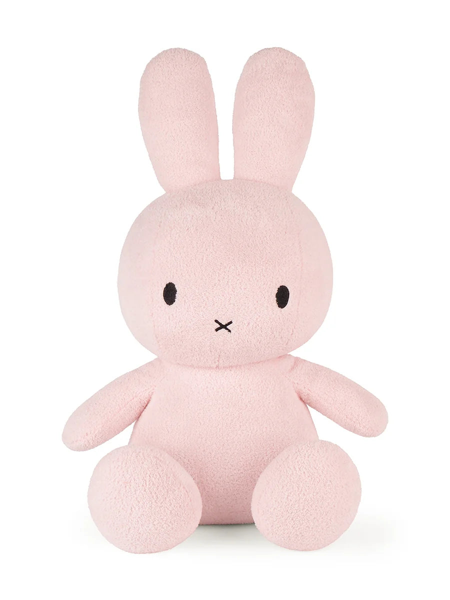 Miffy terry light pink mega plush front view on white background