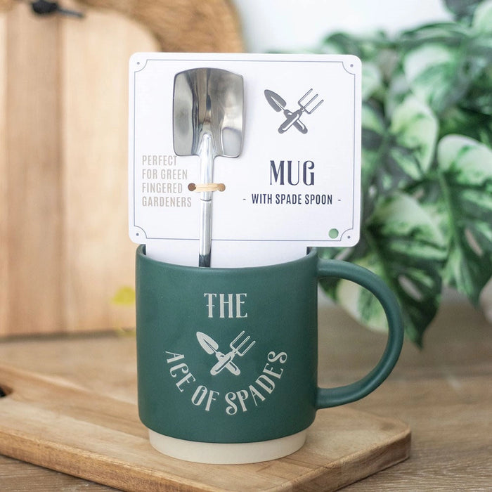 Mug With Spade Spoon