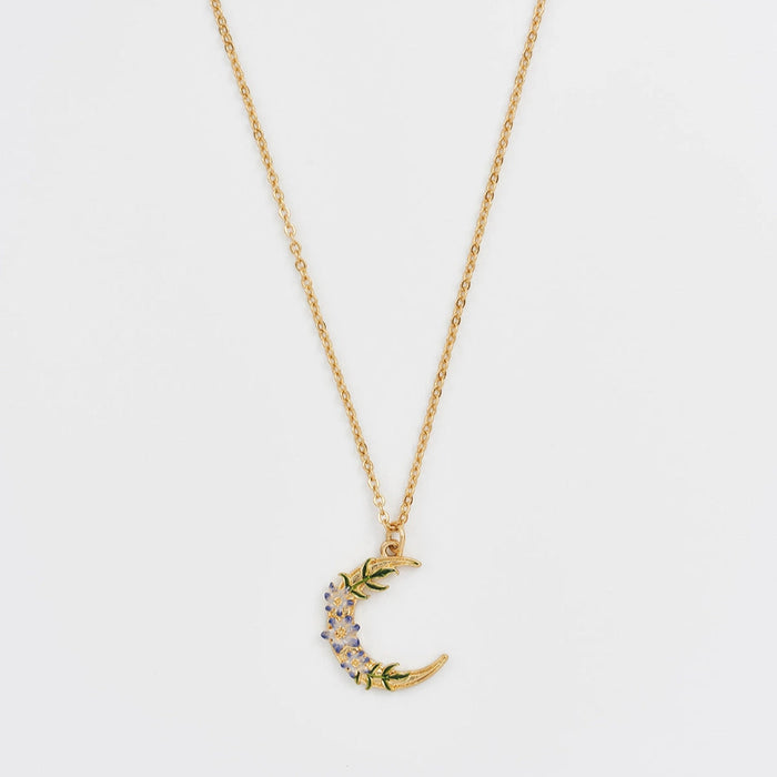 Nightshade Moon Gold Chain Necklace