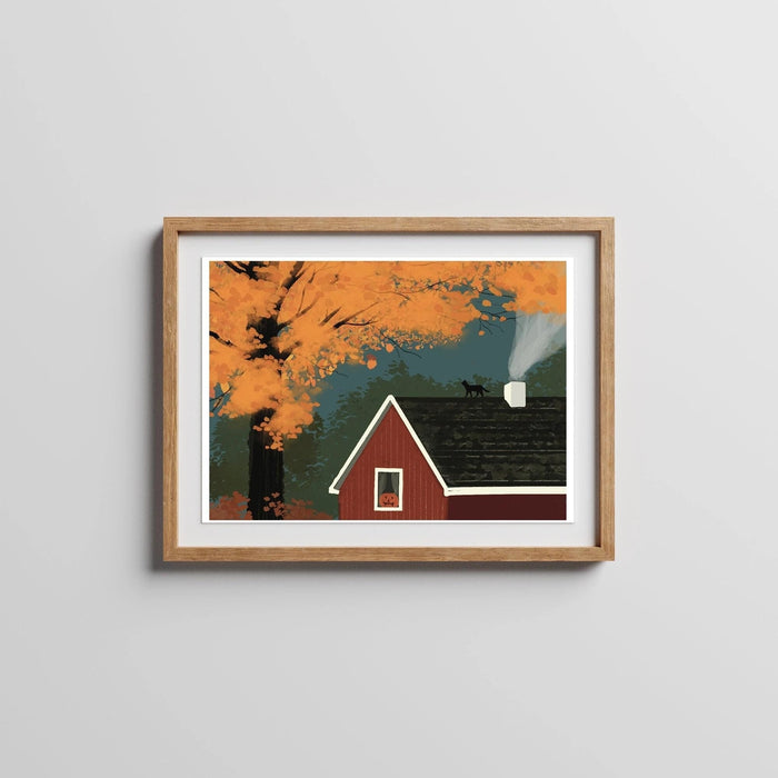 October Landscape Art Print