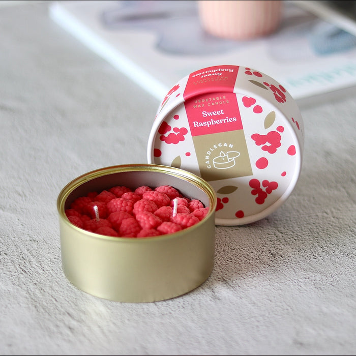Raspberry Scented Tin Candle