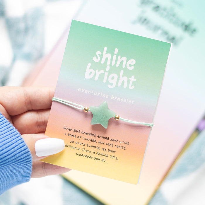 Shine Bright Aventurine Star Bracelet