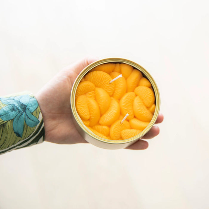 Tangerine Scented Tin Candle