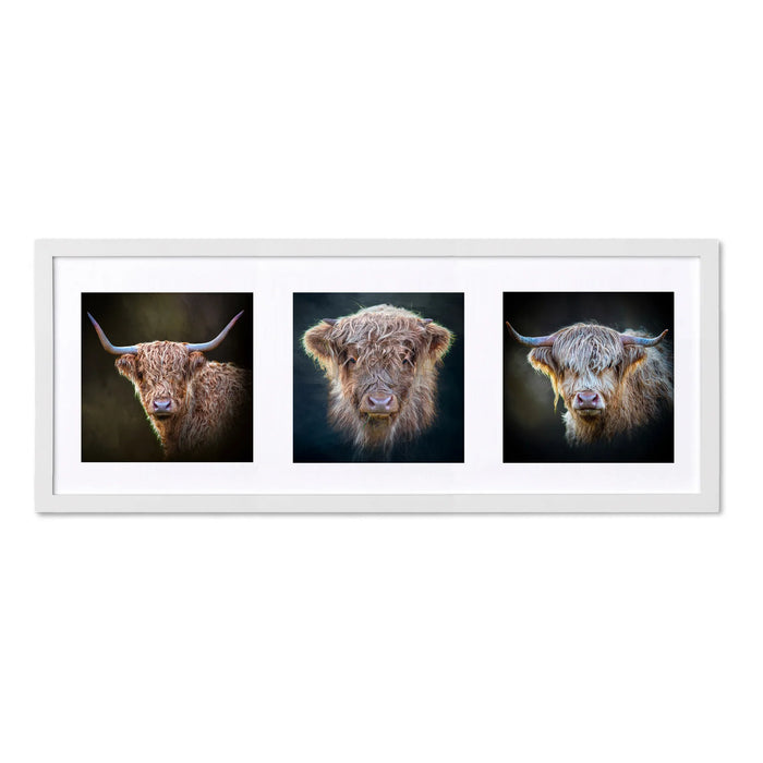 The Fluffy Herd Framed Print