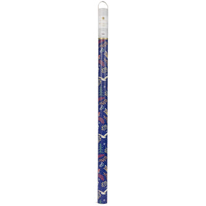 3m recycled gift wrap roll in twilight forest design with hanging tab and plastic-free packaging.