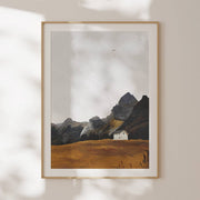 Aurora Escape Iceland landscape art print with the Northern Lights