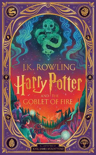 Harry Potter and the Goblet of Fire interactive edition purple hardback cover