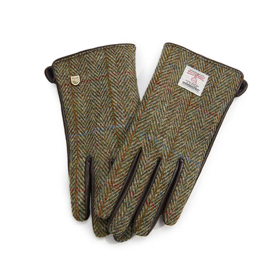 Ladies Harris Tweed® Gloves - Chestnut Herringbone