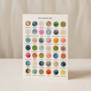 Colours of the Scottish Isles greeting card, front