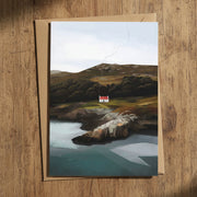 Croft Cottage, Cosy Cottage Greeting Card