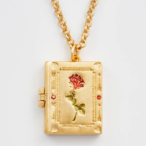 Diary Locket Necklace - full front view