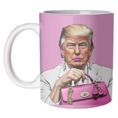 Donald Trump With Handbag Premium 10oz Mug
