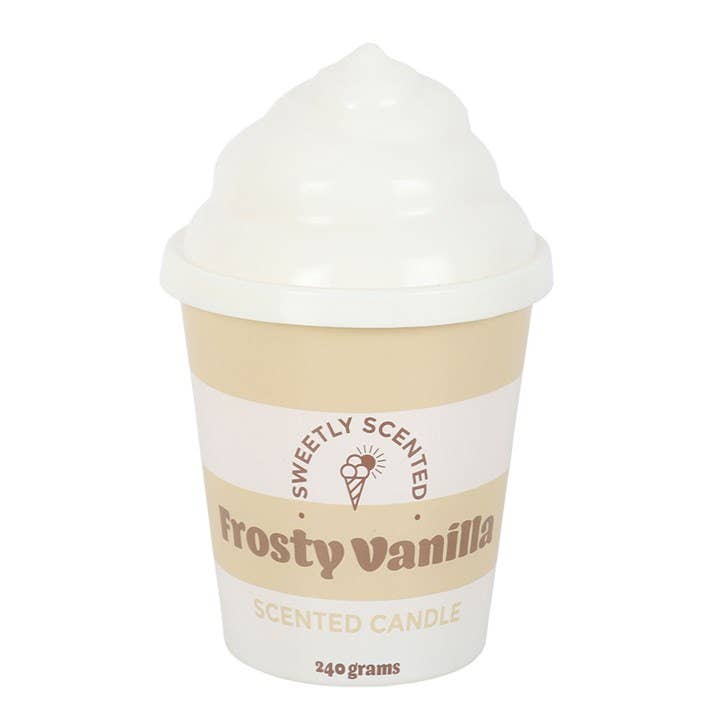Frosty Vanilla Ice Cream Scented Candle