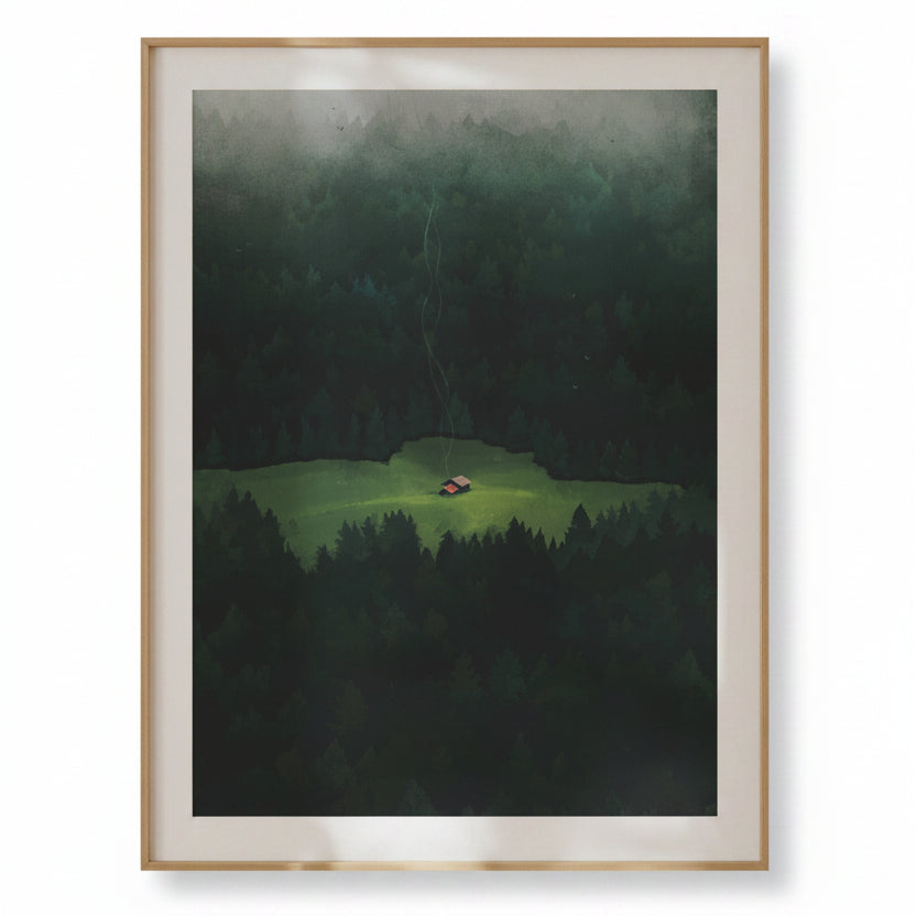 Emerald Lull Germany Landscape Art Print